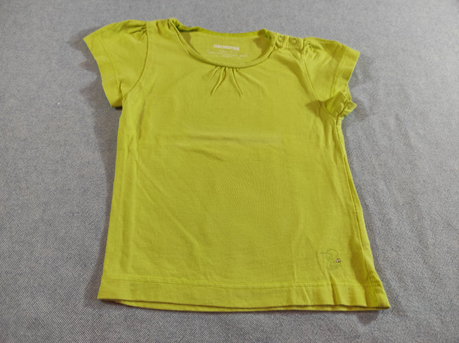 T-shirt m.c vert anis, moins cher chez Petit Kiwi