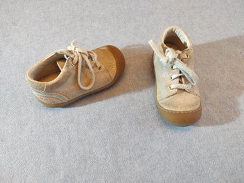 Chaussures pailletées dorées Bopy -21