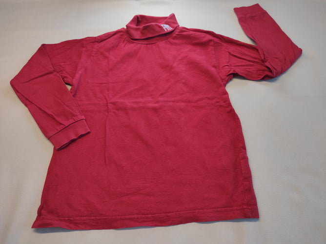 T-shirt m.l  col roulé rouge, moins cher chez Petit Kiwi