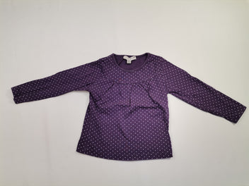 T-shirt m.l violet étoiles roses