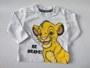T-shirt m.l gris Roi Lion 