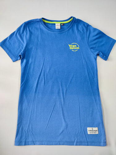 T-shirt m.c bleu Vngn denim, moins cher chez Petit Kiwi