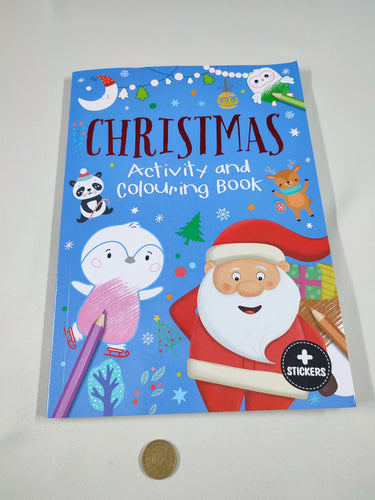 Livre de coloriage et d'activités Christmas, moins cher chez Petit Kiwi