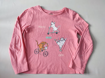 T-shirt m.l rose chats 
