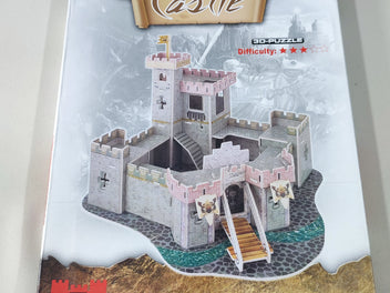Puzzle 3D Fantasy castle 37 pcs, Complet