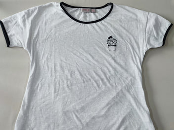 T-shirt m.c blanc cactus