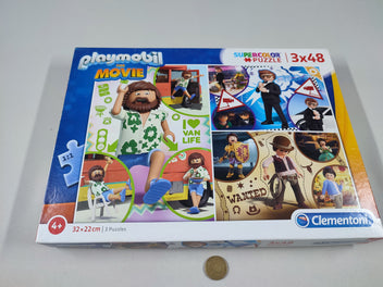 Puzzle Playmobil 3x48 pcs, 4+ - Complet