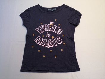 T-shirt m.c bleu marine World is magic