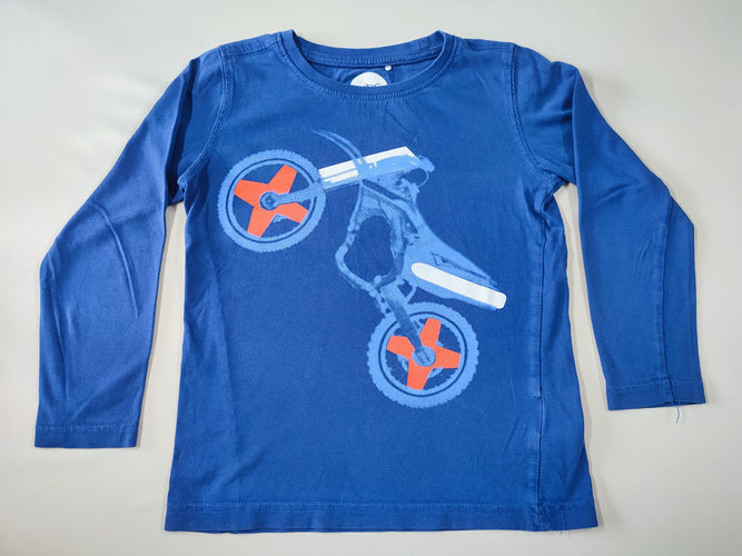 T-shirt m.l bleu moto, moins cher chez Petit Kiwi