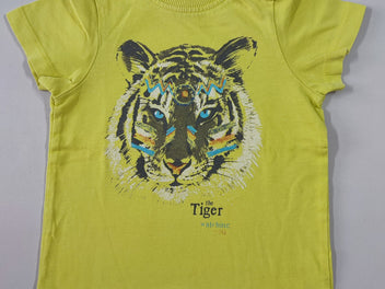 T-shirt m.c jaune tigre
