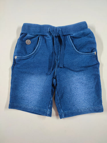 Bermuda molleton effet jeans, moins cher chez Petit Kiwi