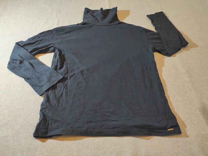 T-shirt m.l col roulé bleu marine, moins cher chez Petit Kiwi