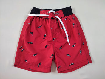 Maillot short rouge orques