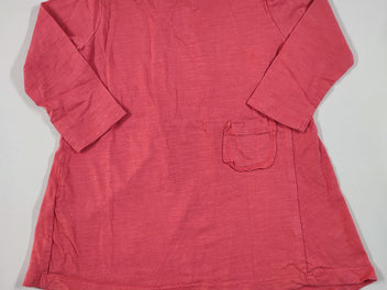 Robe m.l jersey rose poche