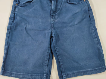 Bermuda jeans bleu marine