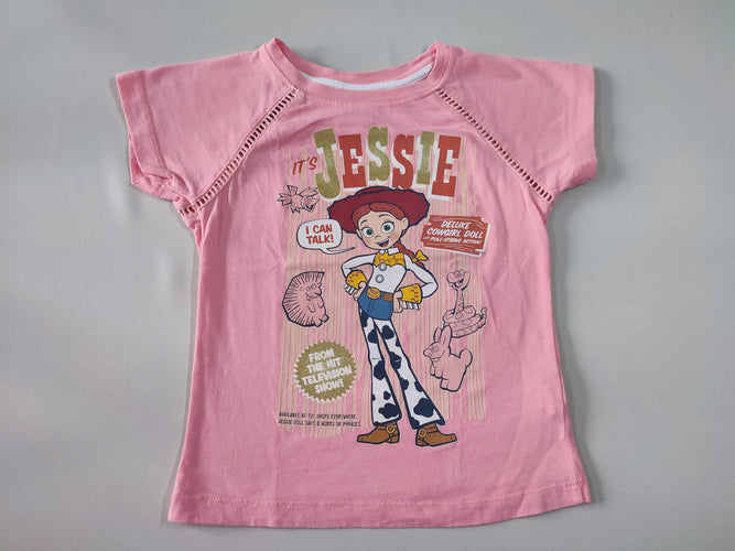 T-shirt m.c rose Jessie Toy stor y, moins cher chez Petit Kiwi