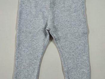 Pantalon molleton gris chiné