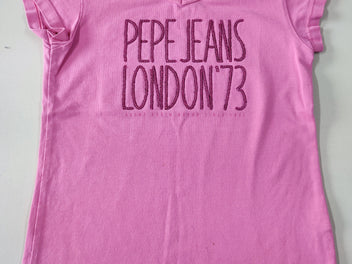 T-shirt m.c rose col V Pepe jeans London'73