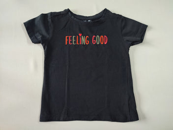 T-shirt m.c noir Feeling good