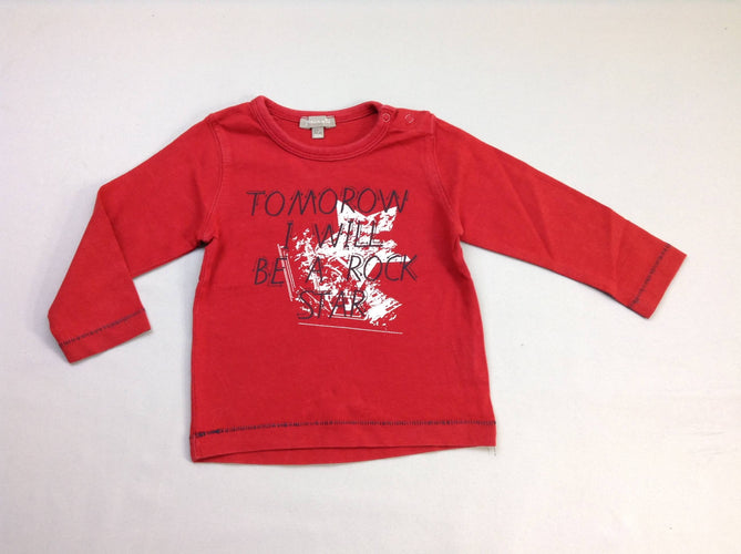 T-shirt m.l rouge Tomorow, moins cher chez Petit Kiwi