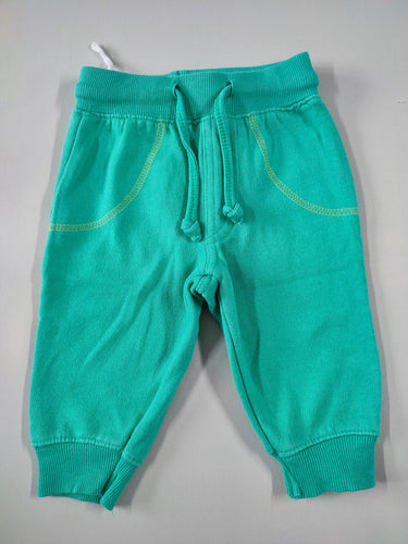 Pantalon molleton vert vif arrière floqué "Elmejor 25", moins cher chez Petit Kiwi