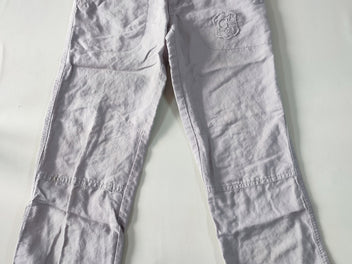 Pantalon gris 55% lin