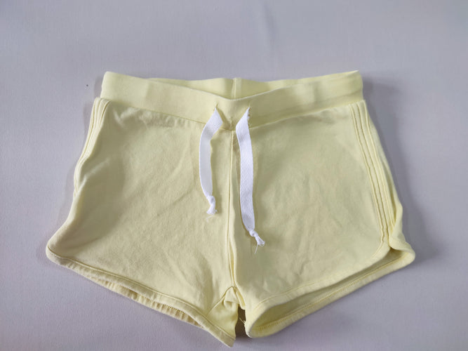Short jersey jaune cordon blanc, moins cher chez Petit Kiwi
