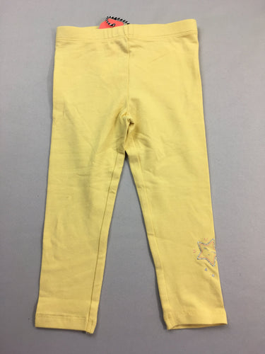 NEUF Legging jaune, moins cher chez Petit Kiwi