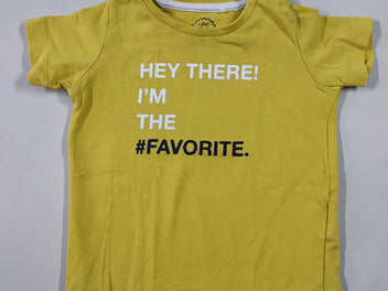 T-shirt m.c jaune 