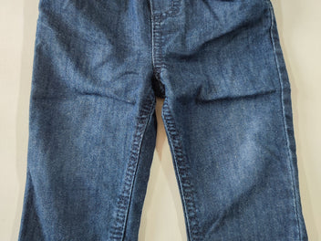 Jeans bleu taille élastique