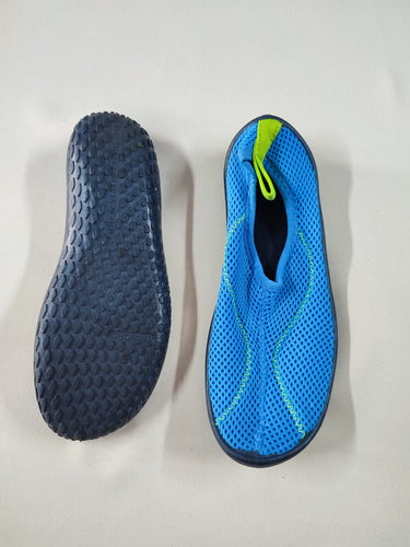 Chaussures d'eau bleues et vertes, 32-33, moins cher chez Petit Kiwi