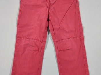 Pantalon toile rose