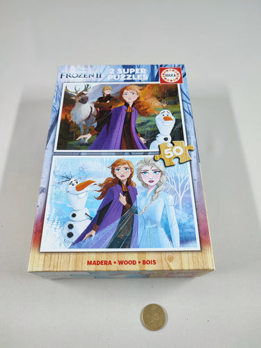 Puzzle 2X50pcs Frozen 2 - Complet, moins cher chez Petit Kiwi