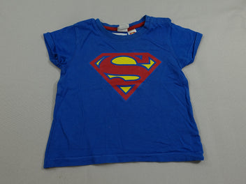 T-shirt m.c bleu - logo Superman