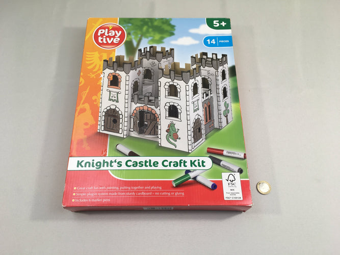 Neuf-Knight's Castle Craft Kit +5a, moins cher chez Petit Kiwi