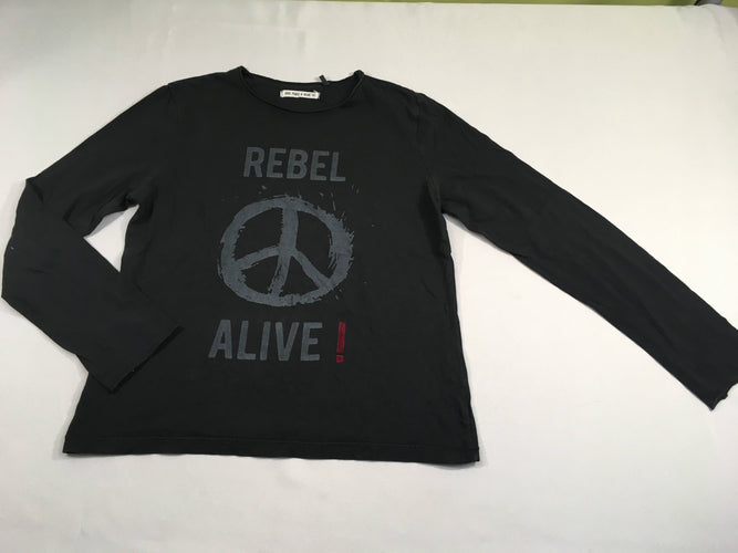 T-shirt m.l noir Rebel, moins cher chez Petit Kiwi