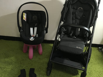 Poussette Cybex Balios S + siège auto Cybex Platinium Cloud Z I-size noir (à rafraichir)