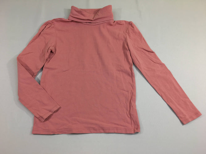T-shirt col roulé rose, moins cher chez Petit Kiwi