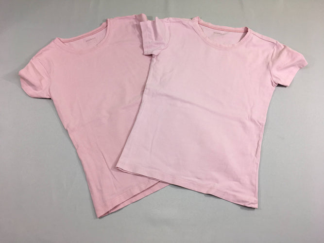 2 chemisettes m.c rose, moins cher chez Petit Kiwi