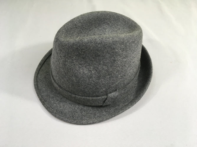 Chapeau style tweed gris, moins cher chez Petit Kiwi