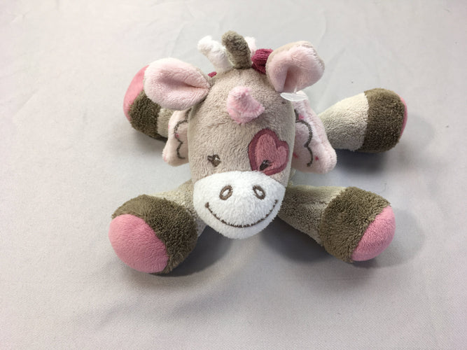 Peluche Licorne Nattou rose-beige 15cm, moins cher chez Petit Kiwi