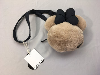 Neuf-Sacoche peluche Minnie Disney brune