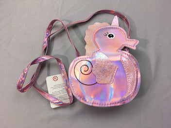 Neuf-Sacoche Hypocampe rose