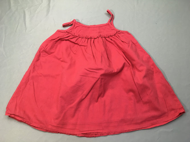 Robe s.m fuchsia texturé, moins cher chez Petit Kiwi