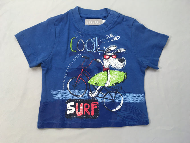 T-shirt m.c bleu Cool, moins cher chez Petit Kiwi
