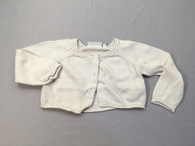 Gilet beige, moins cher chez Petit Kiwi