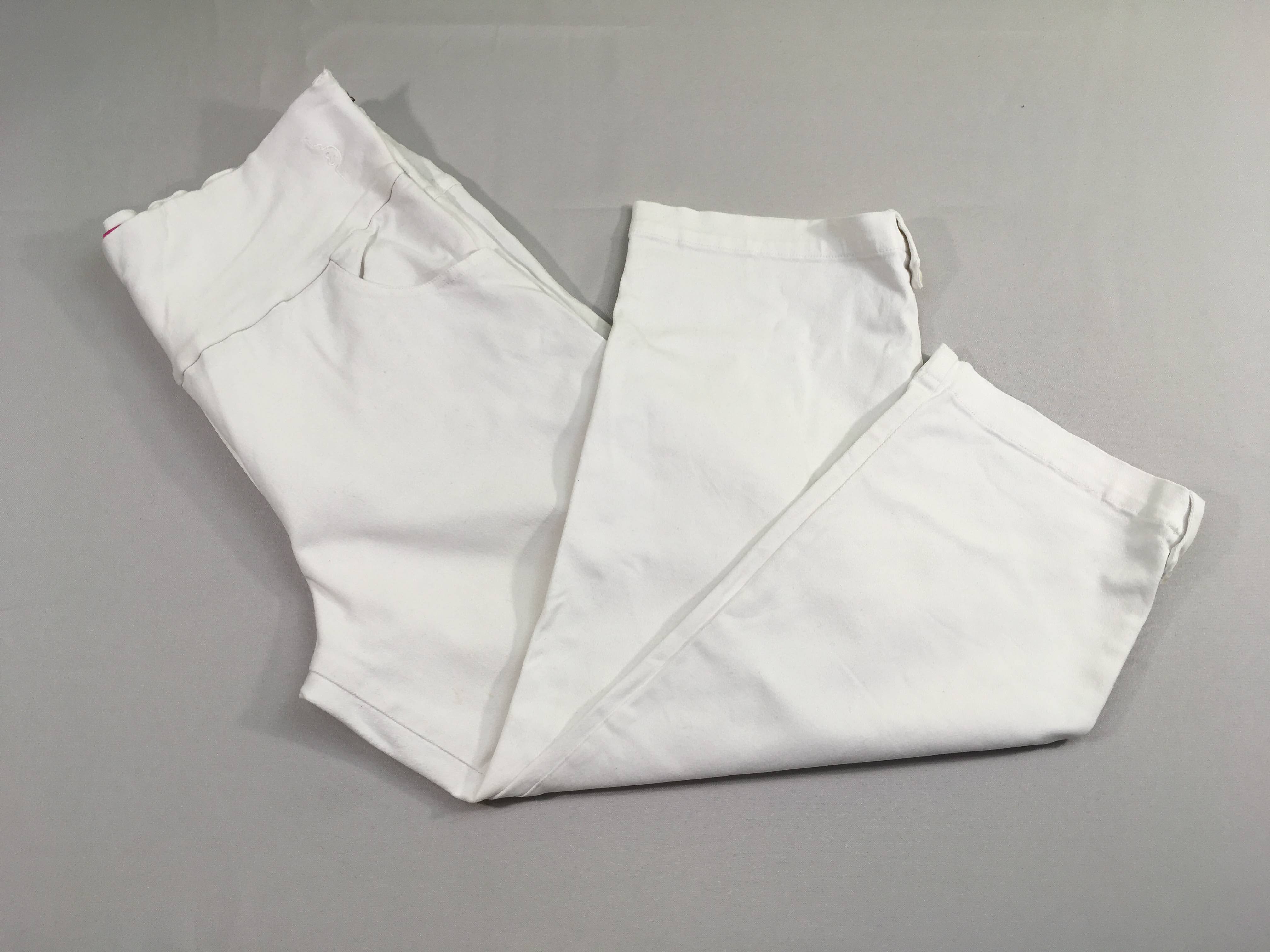 Pantacourt blanc Belle & ronde