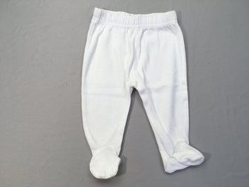 Pantalon à pied jersey blanc