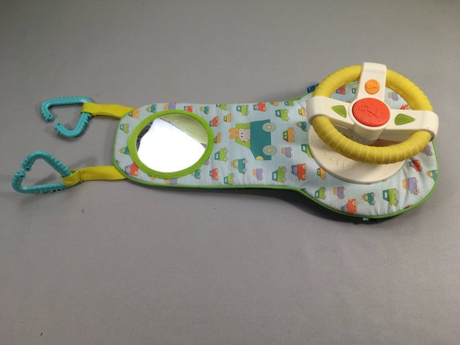 Taf toys volant pour voiture sonore, miroir griffé, moins cher chez Petit Kiwi
