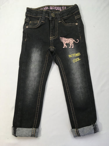 Jeans noir Beyond à revers, moins cher chez Petit Kiwi
